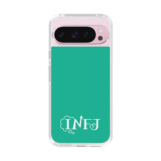 Slim Protection Case［ Original - INFJ Advocate - Alphabet - Green ］