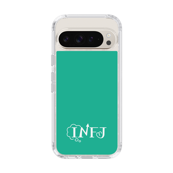 Slim Protection Case［ Original - INFJ Advocate - Alphabet - Green ］