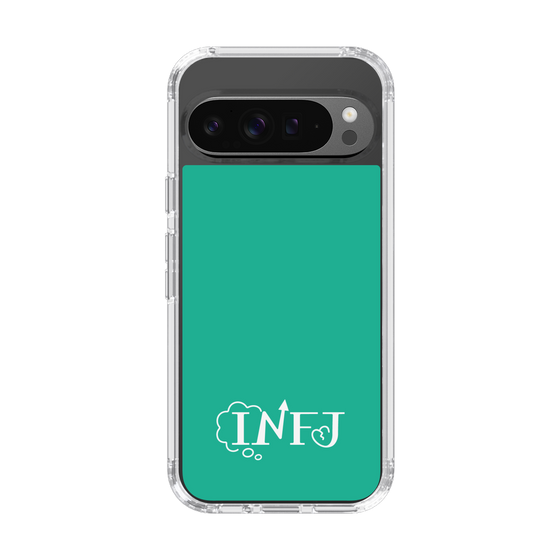 Slim Protection Case［ Original - INFJ Advocate - Alphabet - Green ］