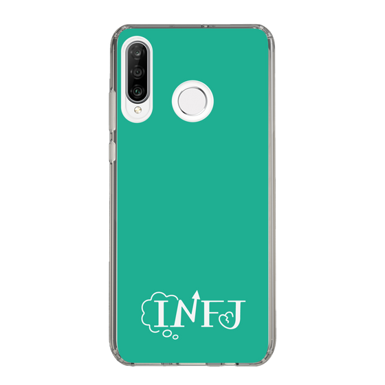 Slim Protection Case［ Original - INFJ Advocate - Alphabet - Green ］