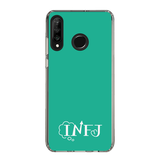 Slim Protection Case［ Original - INFJ Advocate - Alphabet - Green ］