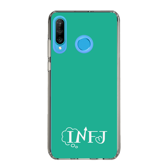 Slim Protection Case［ Original - INFJ Advocate - Alphabet - Green ］