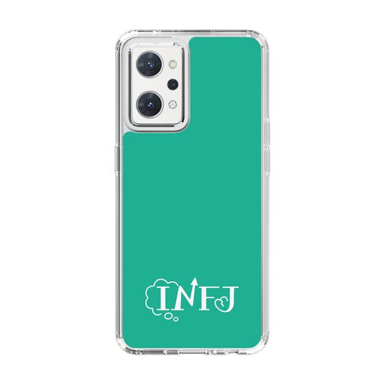 Slim Protection Case［ オリジナル - INFJ 提唱者 - アルファベット - Green ］