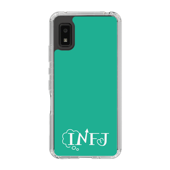 Slim Protection Case［ Original - INFJ Advocate - Alphabet - Green ］