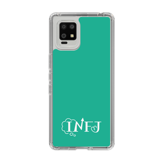 Slim Protection Case［ Original - INFJ Advocate - Alphabet - Green ］