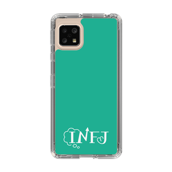 Slim Protection Case［ オリジナル - INFJ 提唱者 - アルファベット - Green ］