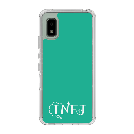 Slim Protection Case［ Original - INFJ Advocate - Alphabet - Green ］