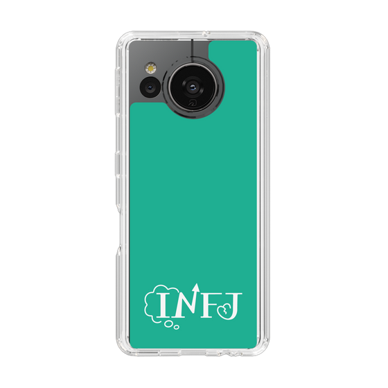 Slim Protection Case［ Original - INFJ Advocate - Alphabet - Green ］