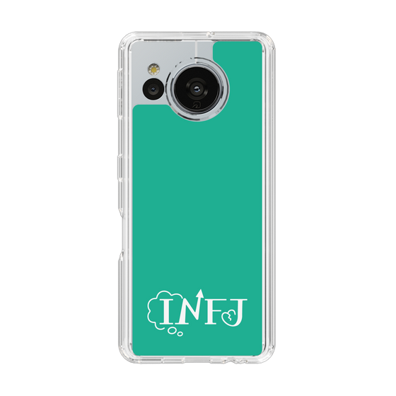 Slim Protection Case［ Original - INFJ Advocate - Alphabet - Green ］