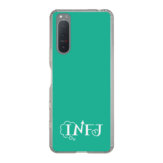 Slim Protection Case［ Original - INFJ Advocate - Alphabet - Green ］