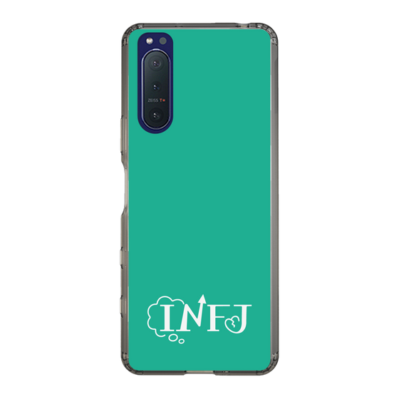 Slim Protection Case［ Original - INFJ Advocate - Alphabet - Green ］