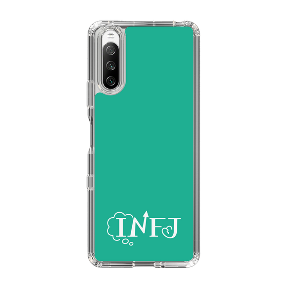 Slim Protection Case［ Original - INFJ Advocate - Alphabet - Green ］