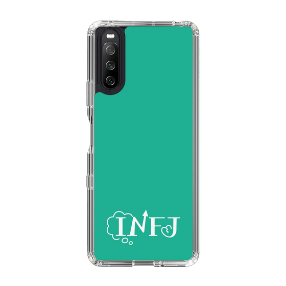 Slim Protection Case［ Original - INFJ Advocate - Alphabet - Green ］