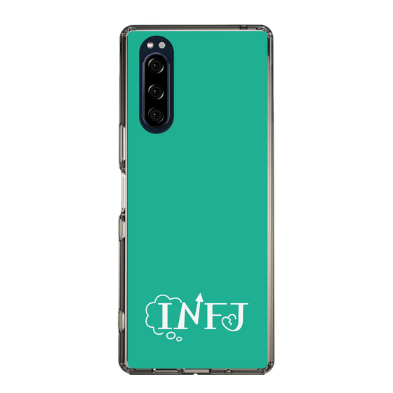 Slim Protection Case［ Original - INFJ Advocate - Alphabet - Green ］