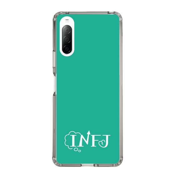 Slim Protection Case［ オリジナル - INFJ 提唱者 - アルファベット - Green ］
