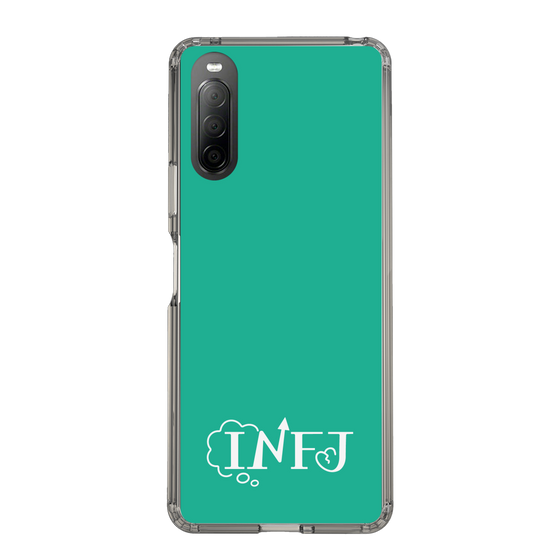 Slim Protection Case［ オリジナル - INFJ 提唱者 - アルファベット - Green ］
