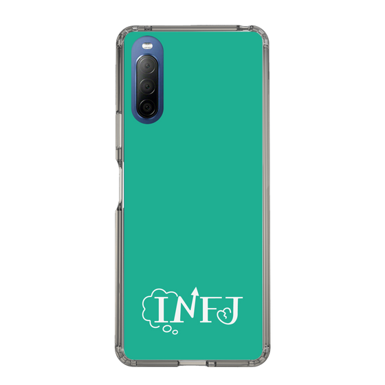 Slim Protection Case［ オリジナル - INFJ 提唱者 - アルファベット - Green ］