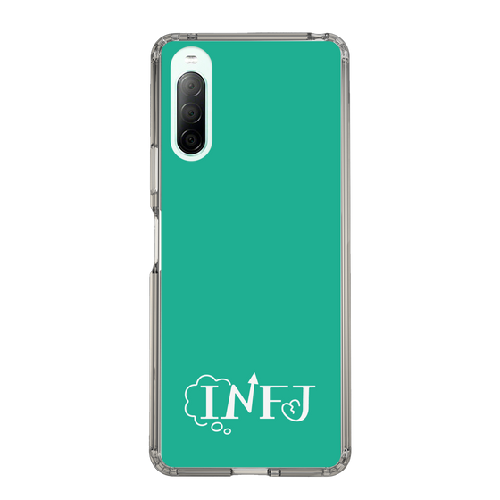 Slim Protection Case［ オリジナル - INFJ 提唱者 - アルファベット - Green ］