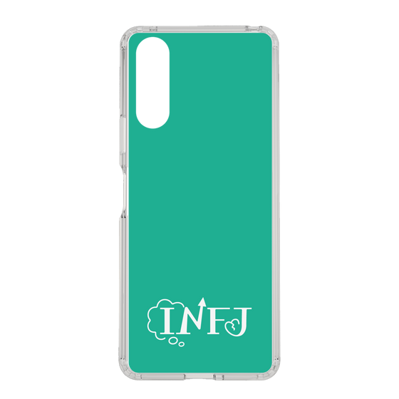 Slim Protection Case［ オリジナル - INFJ 提唱者 - アルファベット - Green ］
