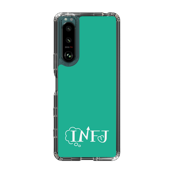 Slim Protection Case［ Original - INFJ Advocate - Alphabet - Green ］