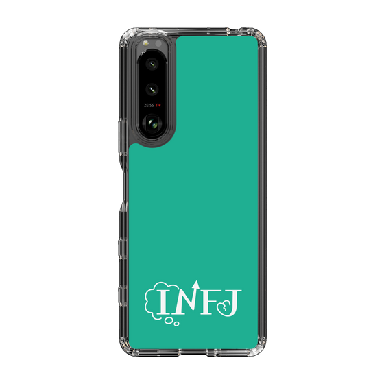 Slim Protection Case［ Original - INFJ Advocate - Alphabet - Green ］