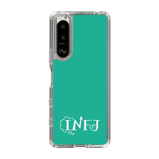Slim Protection Case［ Original - INFJ Advocate - Alphabet - Green ］