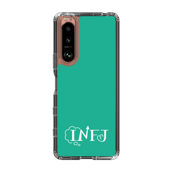 Slim Protection Case［ Original - INFJ Advocate - Alphabet - Green ］
