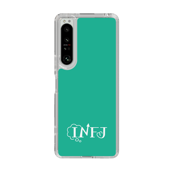 Slim Protection Case［ Original - INFJ Advocate - Alphabet - Green ］