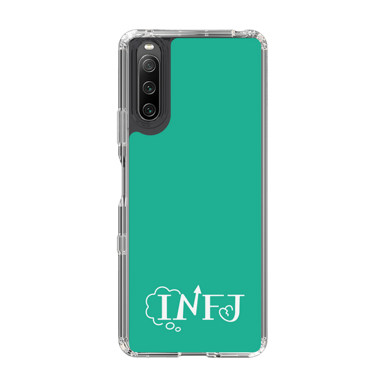 Slim Protection Case［ Original - INFJ Advocate - Alphabet - Green ］