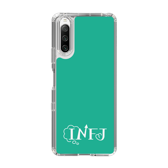 Slim Protection Case［ Original - INFJ Advocate - Alphabet - Green ］