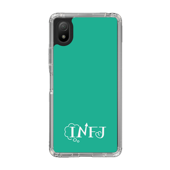 Slim Protection Case［ オリジナル - INFJ 提唱者 - アルファベット - Green ］