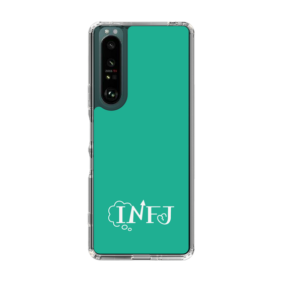Slim Protection Case［ Original - INFJ Advocate - Alphabet - Green ］