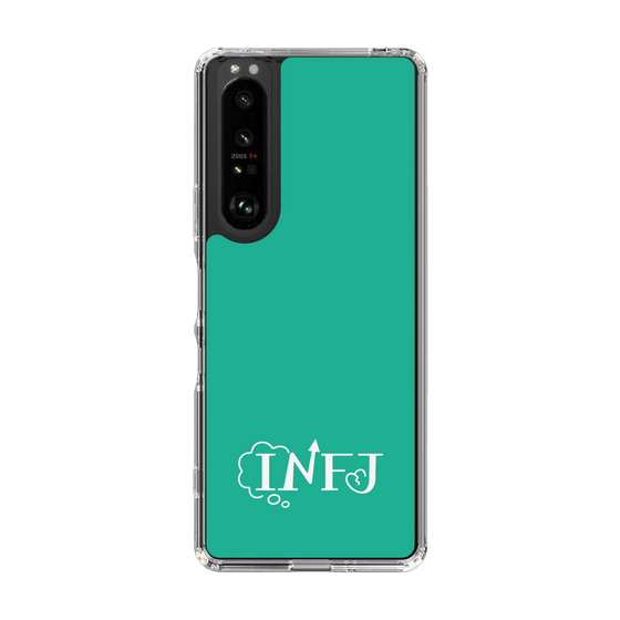 Slim Protection Case［ Original - INFJ Advocate - Alphabet - Green ］