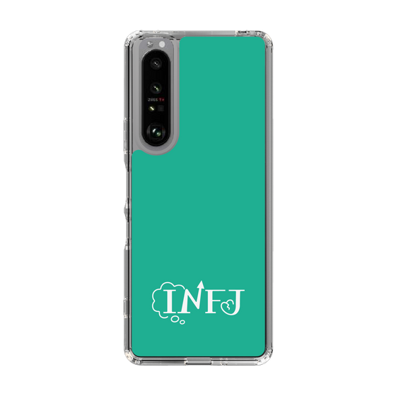 Slim Protection Case［ Original - INFJ Advocate - Alphabet - Green ］