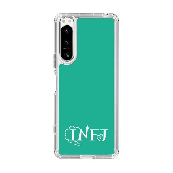 Slim Protection Case［ オリジナル - INFJ 提唱者 - アルファベット - Green ］