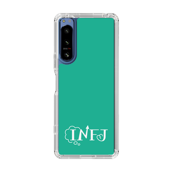 Slim Protection Case［ オリジナル - INFJ 提唱者 - アルファベット - Green ］