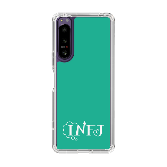 Slim Protection Case［ オリジナル - INFJ 提唱者 - アルファベット - Green ］