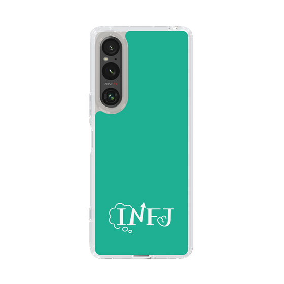 Slim Protection Case［ オリジナル - INFJ 提唱者 - アルファベット - Green ］