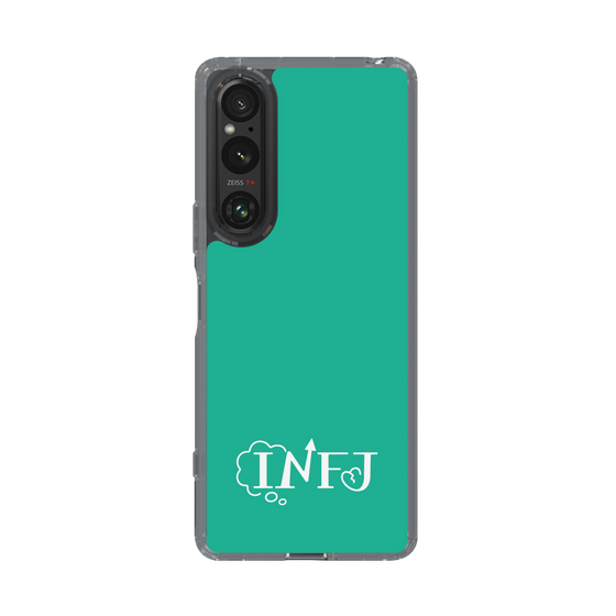 Slim Protection Case［ オリジナル - INFJ 提唱者 - アルファベット - Green ］