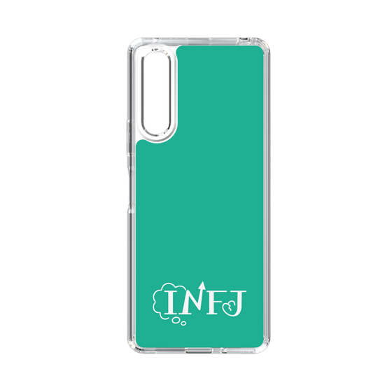 Slim Protection Case［ オリジナル - INFJ 提唱者 - アルファベット - Green ］