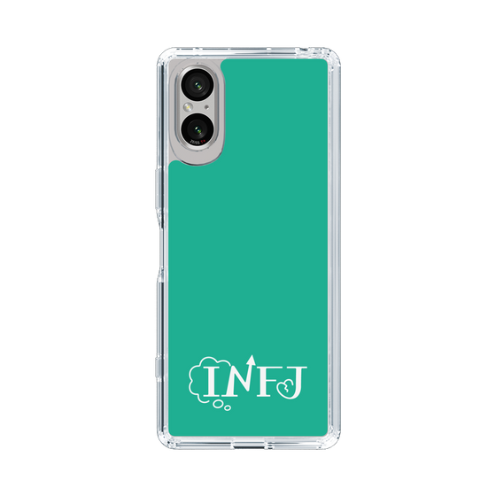 Slim Protection Case［ Original - INFJ Advocate - Alphabet - Green ］