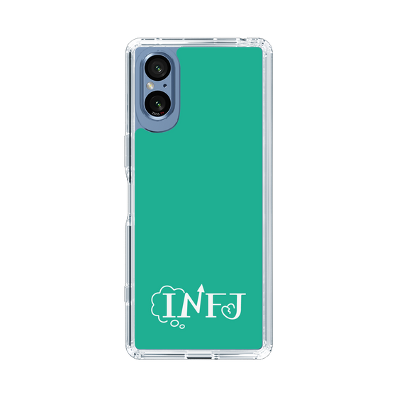 Slim Protection Case［ Original - INFJ Advocate - Alphabet - Green ］