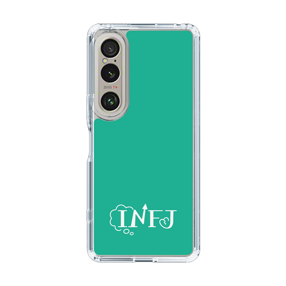 Slim Protection Case［ Original - INFJ Advocate - Alphabet - Green ］
