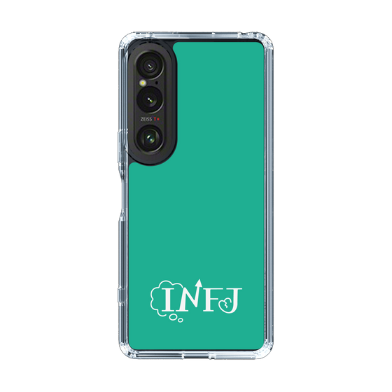 Slim Protection Case［ Original - INFJ Advocate - Alphabet - Green ］