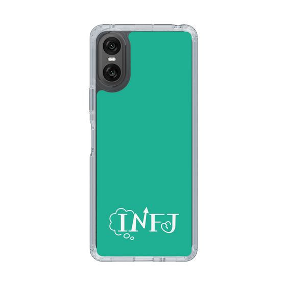Slim Protection Case［ Original - INFJ Advocate - Alphabet - Green ］