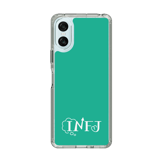 Slim Protection Case［ Original - INFJ Advocate - Alphabet - Green ］