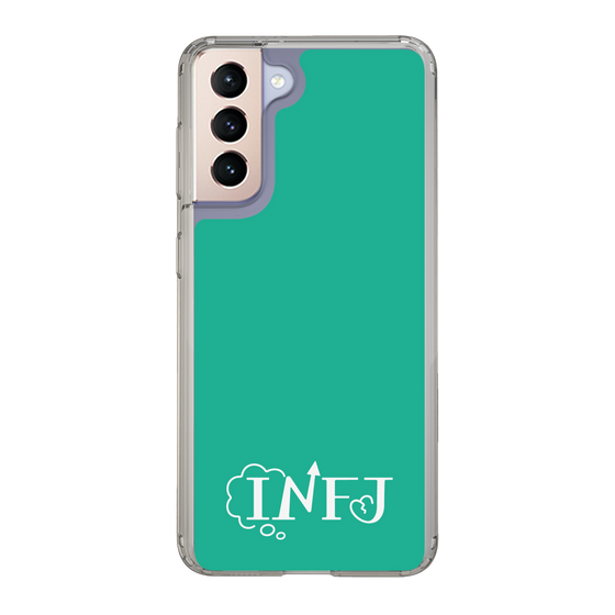 Slim Protection Case［ Original - INFJ Advocate - Alphabet - Green ］