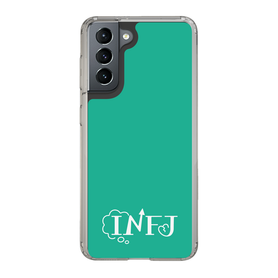 Slim Protection Case［ Original - INFJ Advocate - Alphabet - Green ］