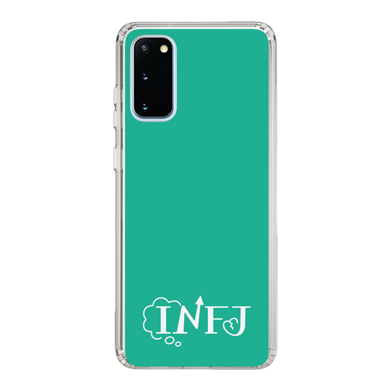 Slim Protection Case［ Original - INFJ Advocate - Alphabet - Green ］