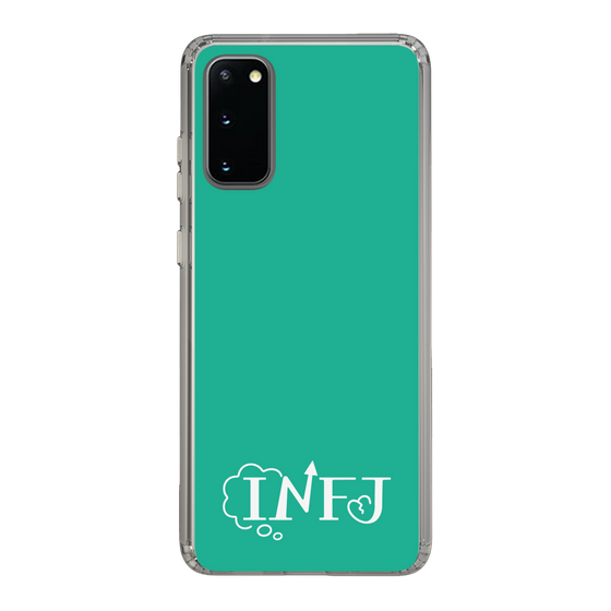 Slim Protection Case［ Original - INFJ Advocate - Alphabet - Green ］
